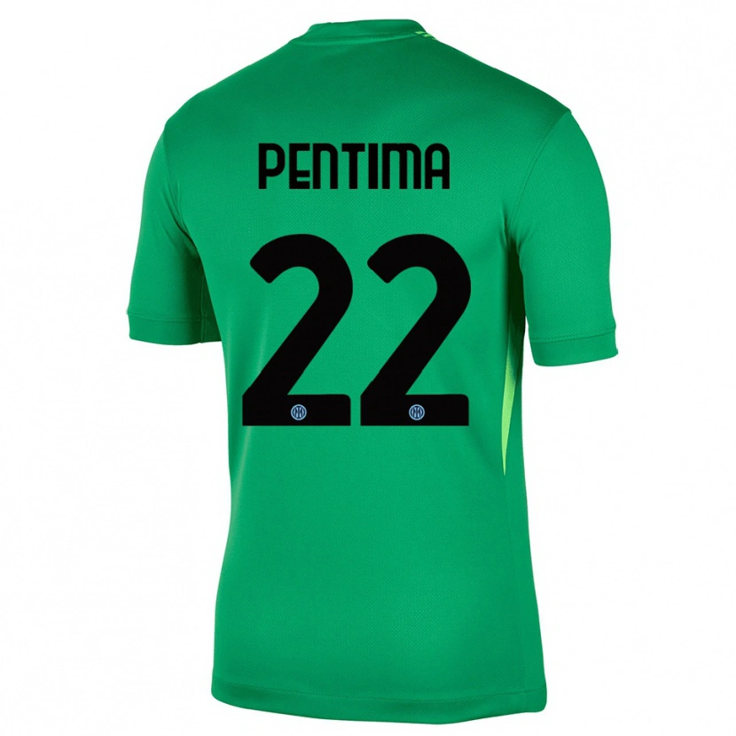 Danxen Damen Alessandro Pentima #22 Trikot Hellgrün Schwarz Torwarttrikot 2025/26 Österreich