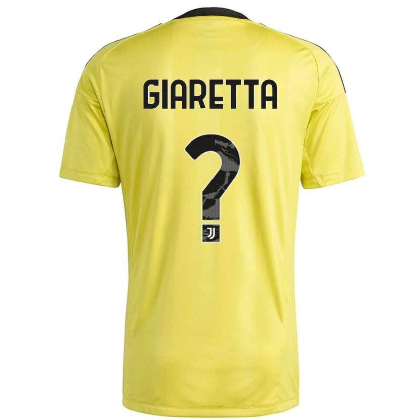 Danxen Damen Emanuele Giaretta #0 Trikot Gelb Weiß Torwarttrikot 2025/26 Österreich