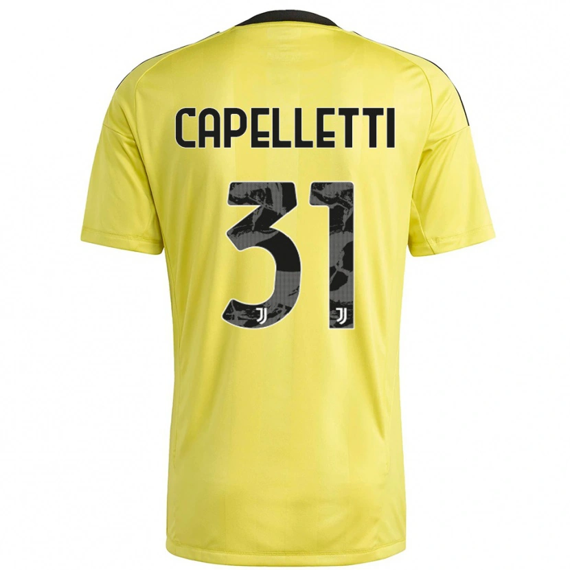 Danxen Damen Alessia Capelletti #31 Trikot Gelb Weiß Torwarttrikot 2025/26 Österreich