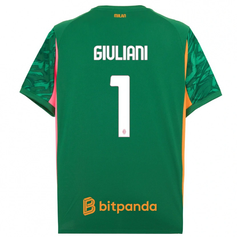 Danxen Damen Laura Giuliani #1 Trikot Grün Orange Pink Torwarttrikot 2025/26 Österreich