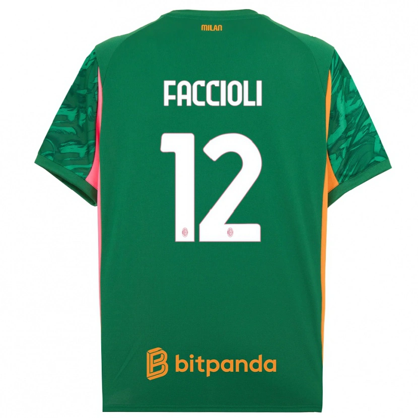Danxen Damen Pietro Faccioli #12 Trikot Grün Orange Pink Torwarttrikot 2025/26 Österreich
