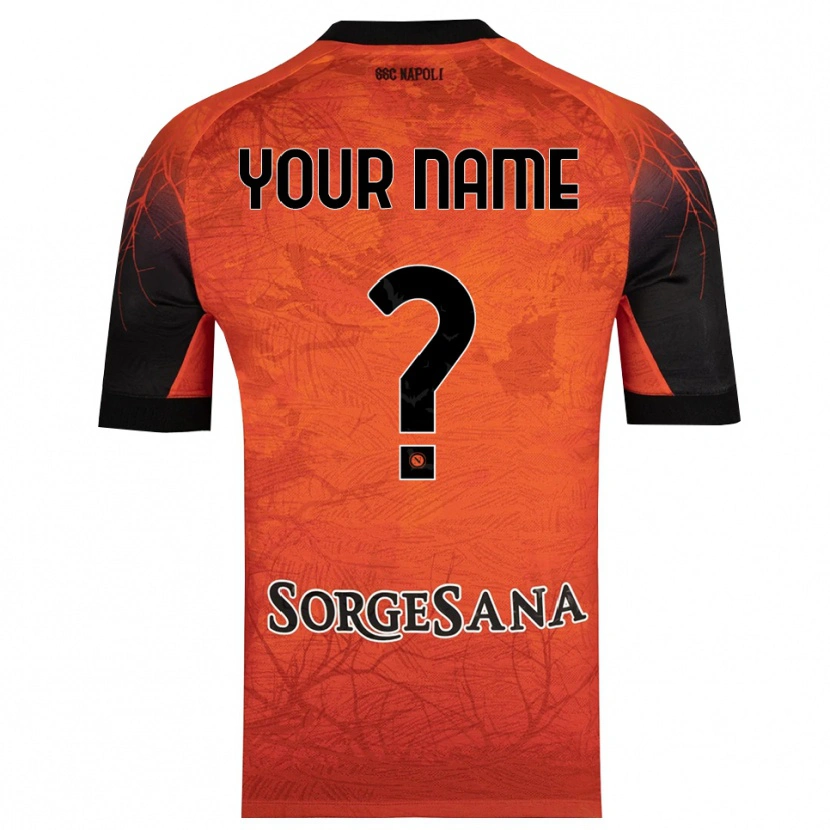 Danxen Damen SSC Napoli Trikot Orange Rot Schwarz Torwarttrikot 2025/26 Österreich