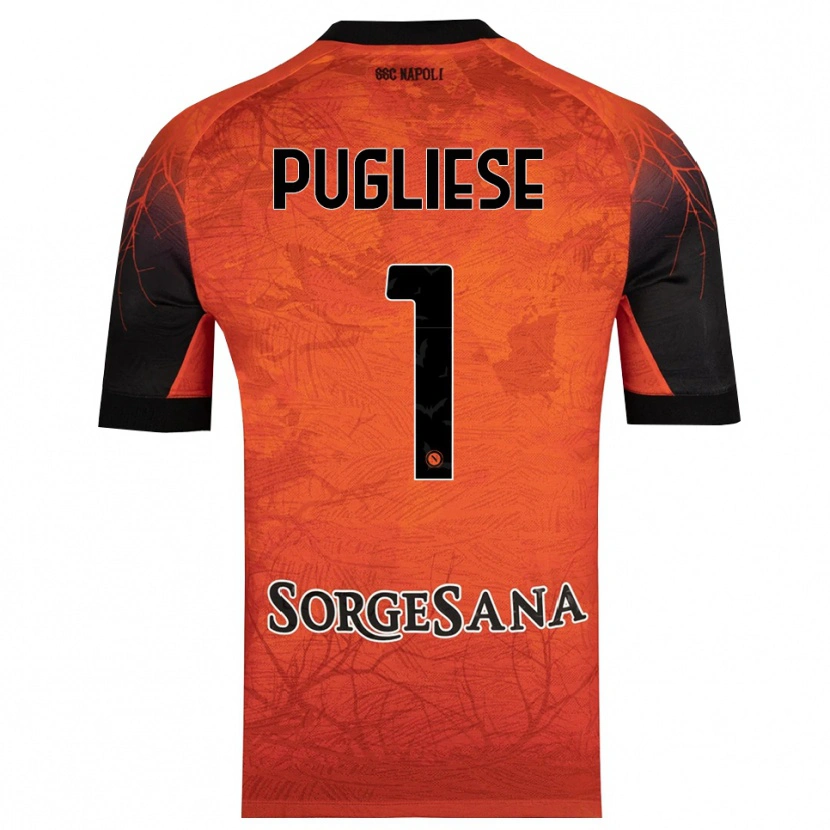 Danxen Damen Claudio Pugliese #1 Trikot Orange Rot Schwarz Torwarttrikot 2025/26 Österreich