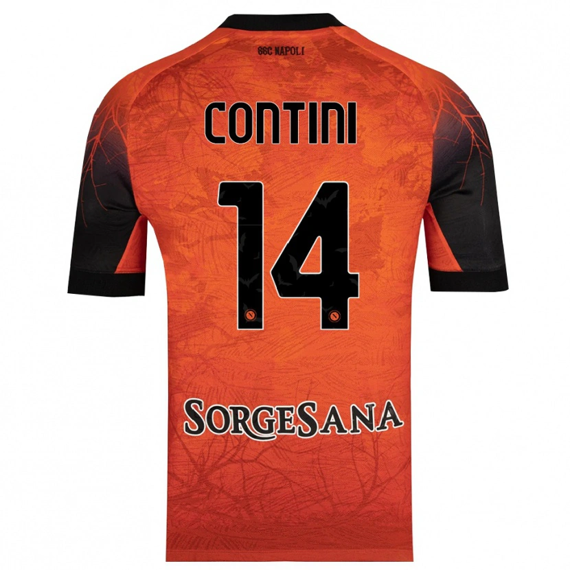 Danxen Damen Nikita Contini #14 Trikot Orange Rot Schwarz Torwarttrikot 2025/26 Österreich