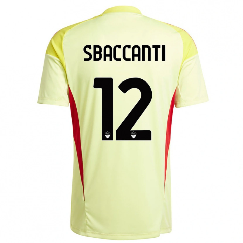 Danxen Damen Christian Sbaccanti #12 Trikot Hellgelb Orange Torwarttrikot 2025/26 Österreich