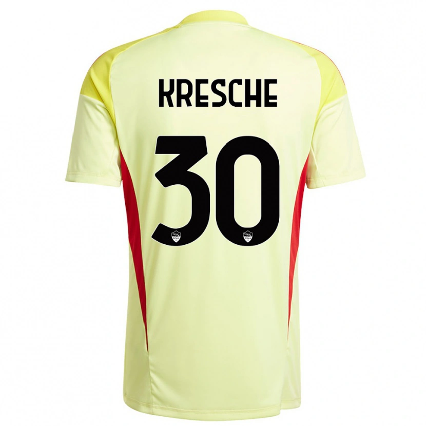 Danxen Damen Isabella Kresche #30 Trikot Hellgelb Orange Torwarttrikot 2025/26 Österreich