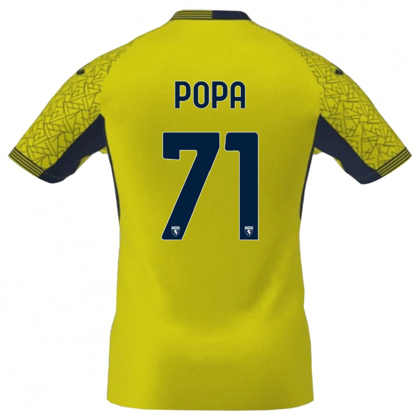 Danxen Damen Mihai Popa #71 Trikot Gelb Schwarz Torwarttrikot 2025/26 Österreich