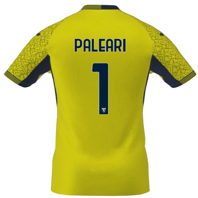 Danxen Damen Alberto Paleari #1 Trikot Gelb Schwarz Torwarttrikot 2025/26 Österreich