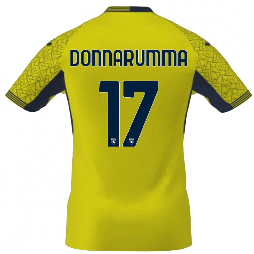 Danxen Damen Antonio Donnarumma #17 Trikot Gelb Schwarz Torwarttrikot 2025/26 Österreich