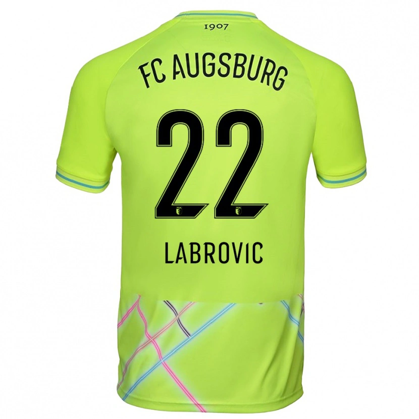 Danxen Damen Nediljko Labrovic #22 Trikot Grün Gelb Schwarz Torwarttrikot 2025/26 Österreich