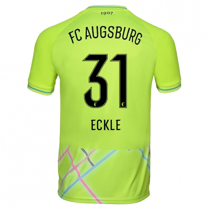 Danxen Damen Philipp Eckle #31 Trikot Grün Gelb Schwarz Torwarttrikot 2025/26 Österreich