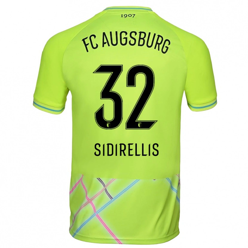 Danxen Damen Konstantinos Sidirellis #32 Trikot Grün Gelb Schwarz Torwarttrikot 2025/26 Österreich