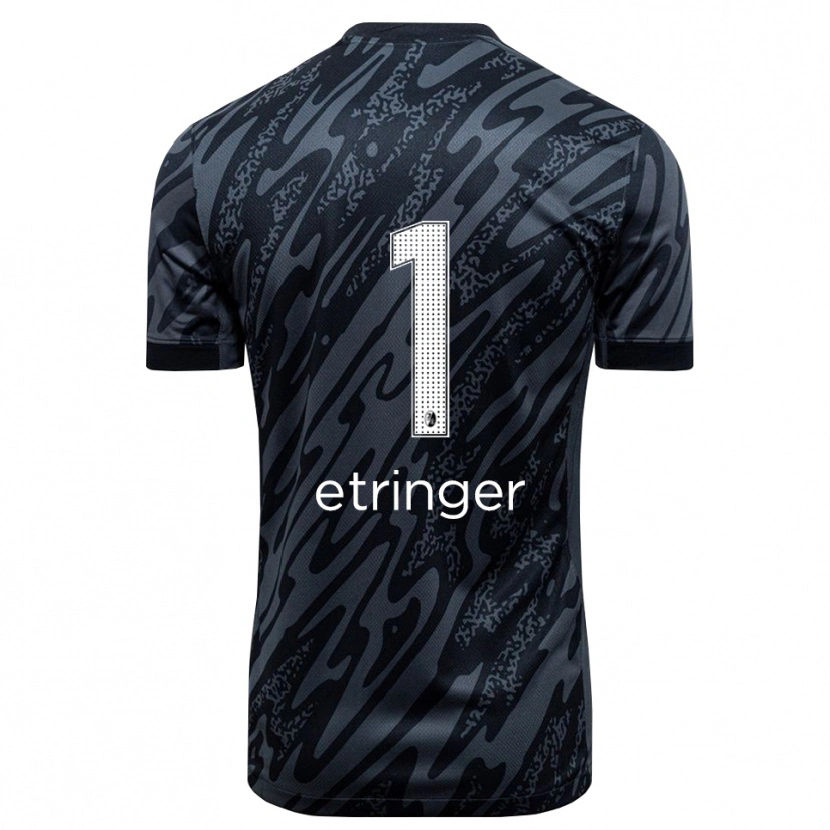 Danxen Damen Elias Etringer #1 Trikot Schwarz Weiß Torwarttrikot 2025/26 Österreich