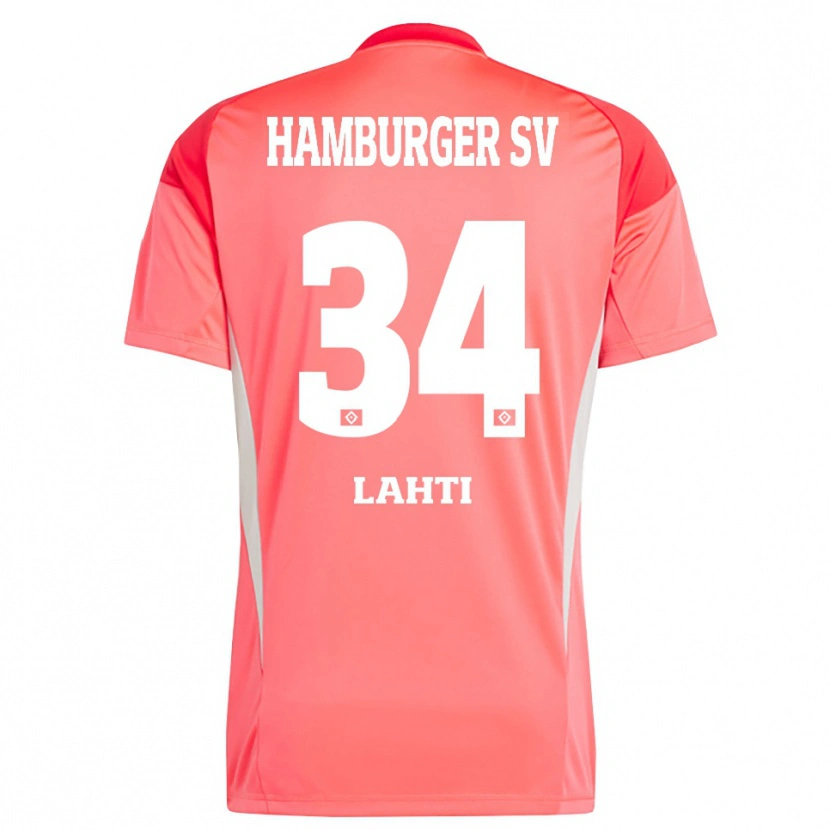 Danxen Damen Elias Lahti #34 Trikot Rot Orange Torwarttrikot 2025/26 Österreich