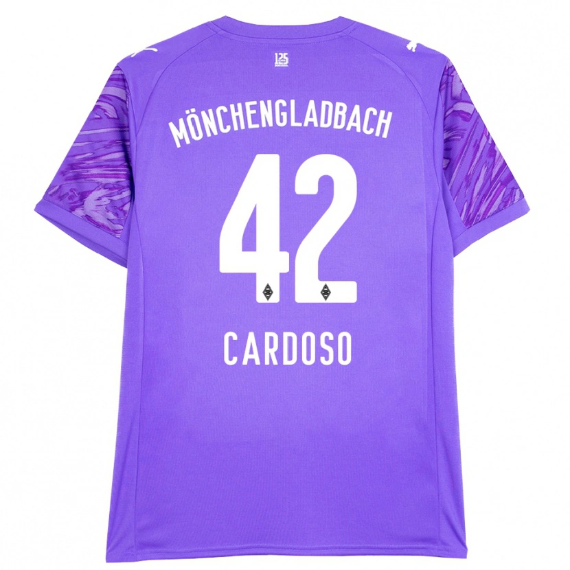 Danxen Damen Tiago Pereira Cardoso #42 Trikot Flieder Weiß Torwarttrikot 2025/26 Österreich