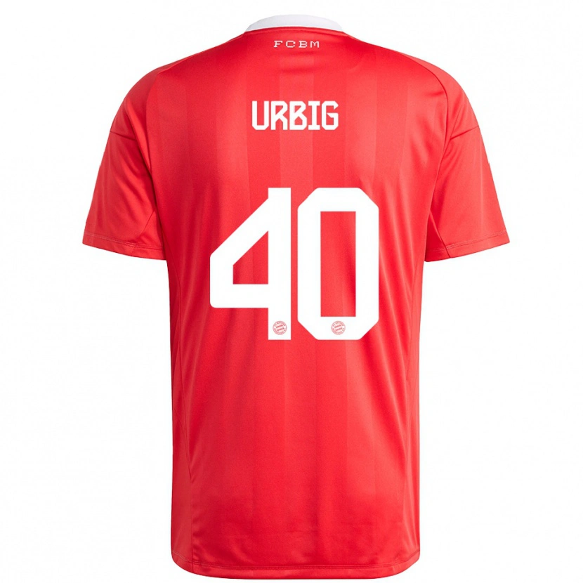 Danxen Damen Jonas Urbig #40 Trikot Rot Weiß Torwarttrikot 2025/26 Österreich
