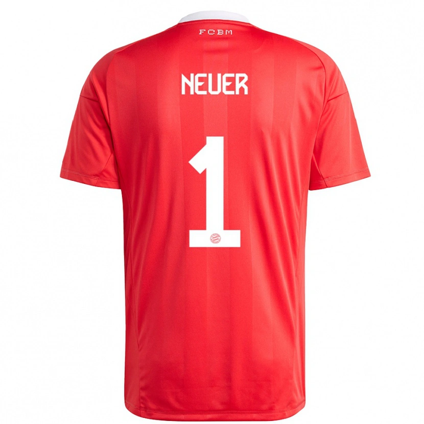 Danxen Damen Manuel Neuer #1 Trikot Rot Weiß Torwarttrikot 2025/26 Österreich