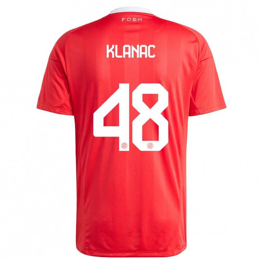 Danxen Damen Leon Klanac #48 Trikot Rot Weiß Torwarttrikot 2025/26 Österreich