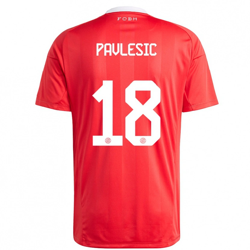 Danxen Damen Anthony Pavlesic #18 Trikot Rot Weiß Torwarttrikot 2025/26 Österreich