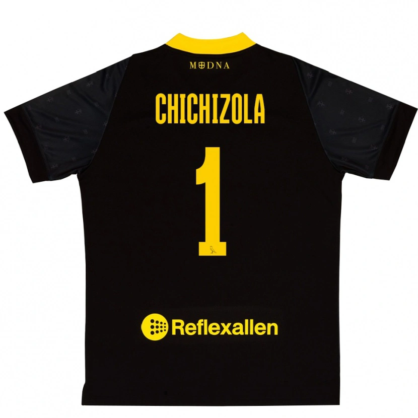 Danxen Damen Leandro Chichizola #1 Trikot Schwarz Gelb Torwarttrikot 2025/26 Österreich