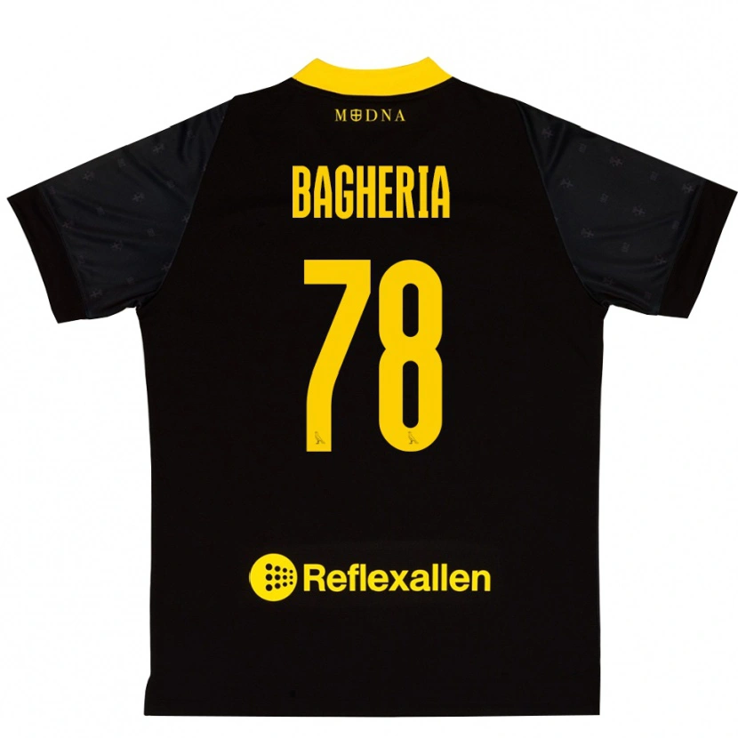 Danxen Damen Fabrizio Bagheria #78 Trikot Schwarz Gelb Torwarttrikot 2025/26 Österreich