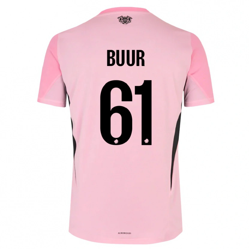 Danxen Damen Oscar Buur #61 Trikot Pink Schwarz Torwarttrikot 2025/26 Österreich