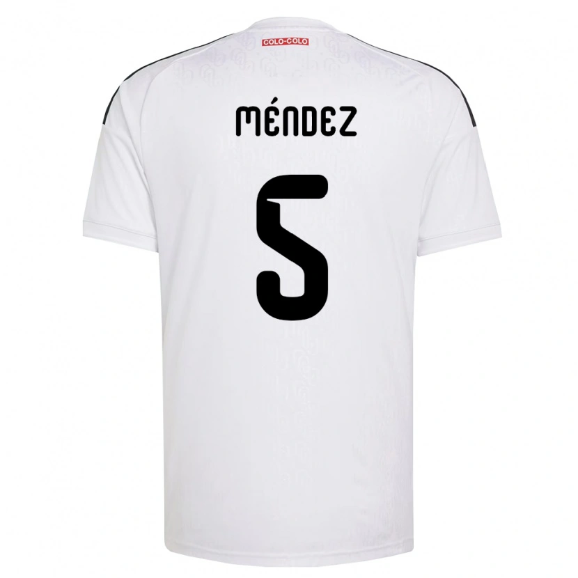 Danxen Kinder Víctor Méndez #5 Weiß Schwarz Heimtrikot Trikot 2026/27 T-Shirt Österreich