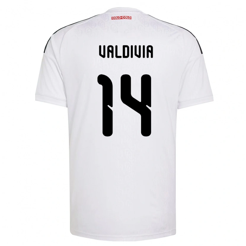 Danxen Kinder Felipe Valdivia #14 Weiß Schwarz Heimtrikot Trikot 2026/27 T-Shirt Österreich