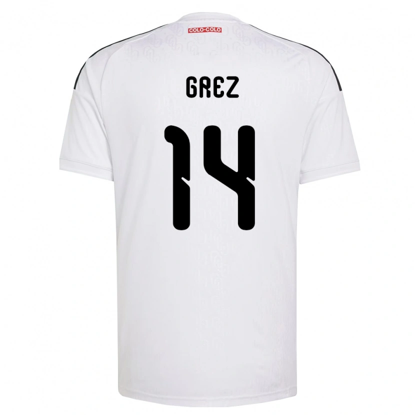Danxen Kinder Javiera Grez #14 Weiß Schwarz Heimtrikot Trikot 2026/27 T-Shirt Österreich