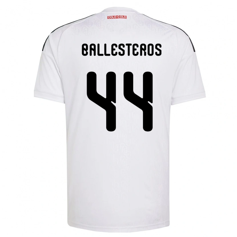 Danxen Kinder Martín Ballesteros #44 Weiß Schwarz Heimtrikot Trikot 2026/27 T-Shirt Österreich