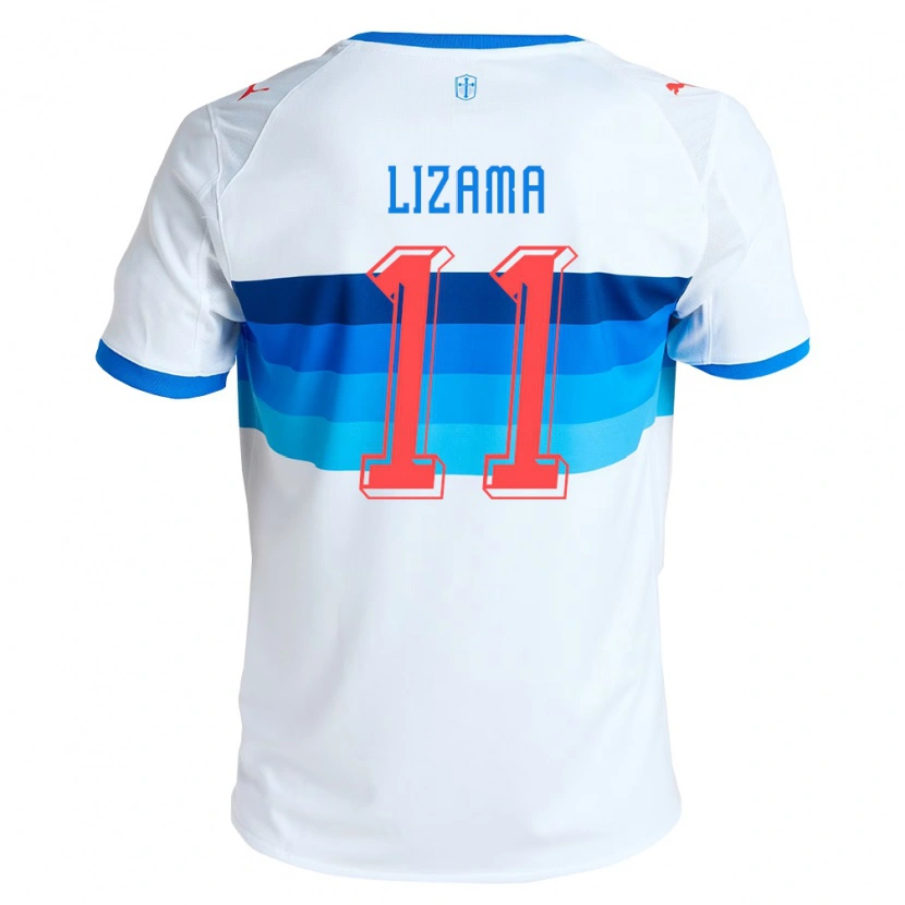 Danxen Kinder Bayron Lizama #11 Weiß Himmelblau Heimtrikot Trikot 2026/27 T-Shirt Österreich