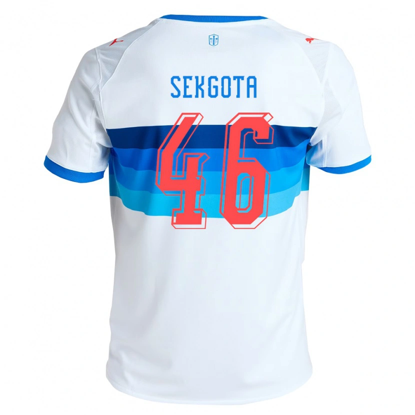 Danxen Kinder Jeffrey Sekgota #46 Weiß Himmelblau Heimtrikot Trikot 2026/27 T-Shirt Österreich