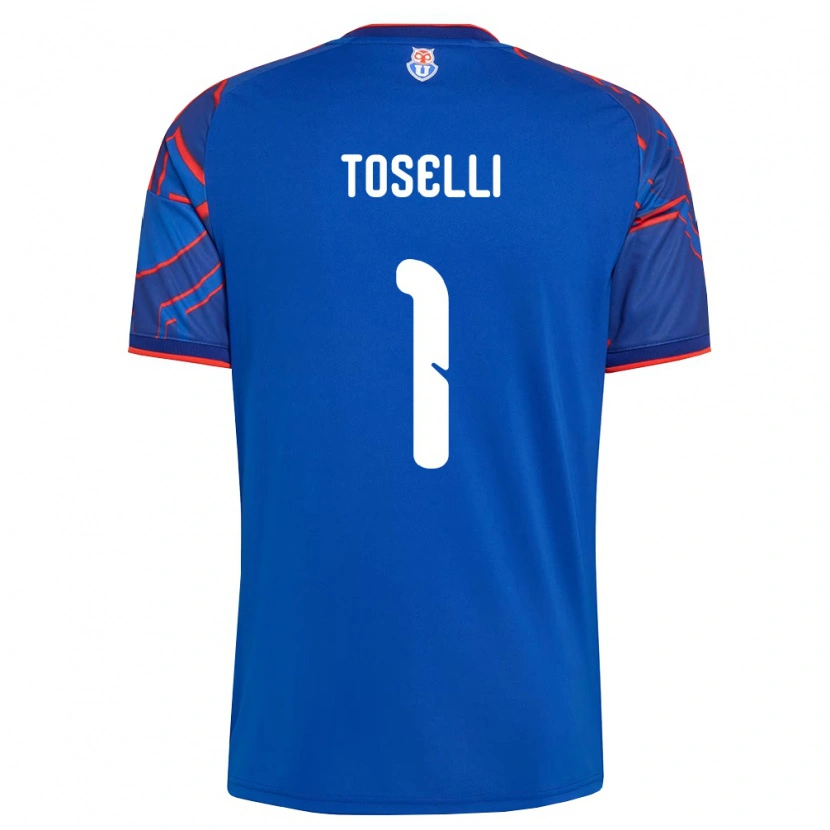 Danxen Kinder Cristopher Toselli #1 Königsblau Rot Heimtrikot Trikot 2026/27 T-Shirt Österreich