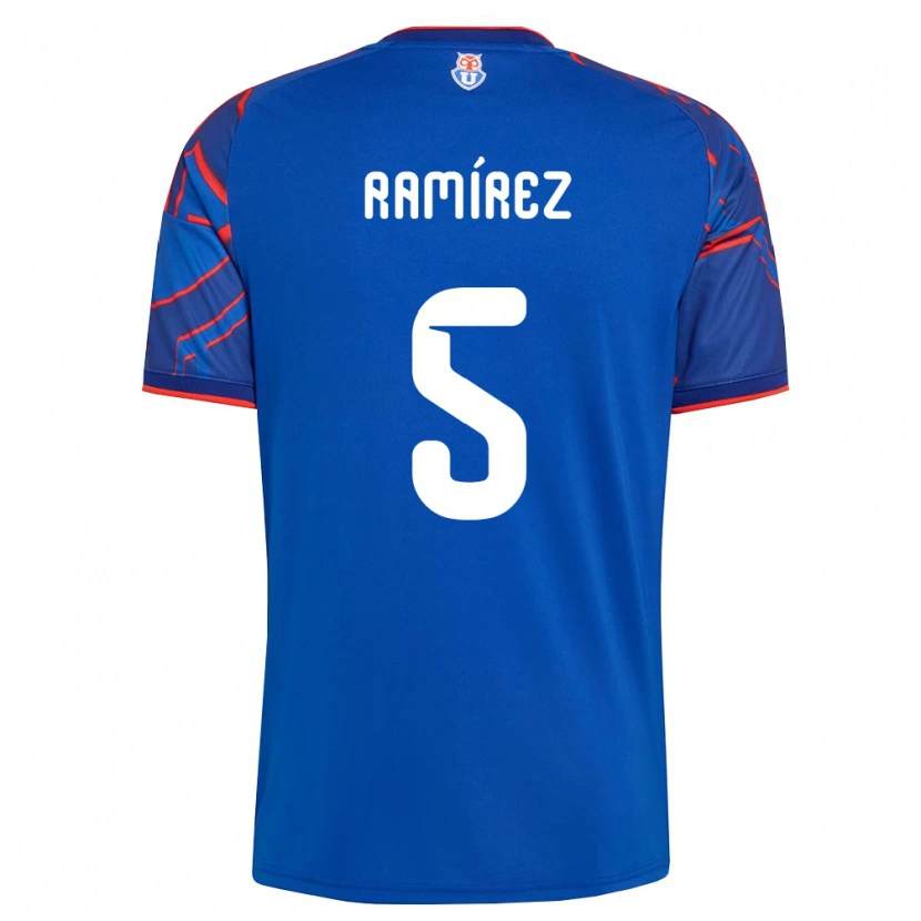 Danxen Kinder Nicolás Ramírez #5 Königsblau Rot Heimtrikot Trikot 2026/27 T-Shirt Österreich