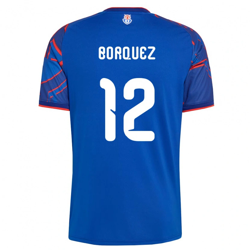 Danxen Kinder Gabriela Bórquez #12 Königsblau Rot Heimtrikot Trikot 2026/27 T-Shirt Österreich