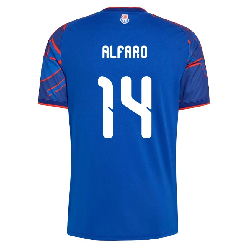 Danxen Kinder Julián Alfaro #14 Königsblau Rot Heimtrikot Trikot 2026/27 T-Shirt Österreich