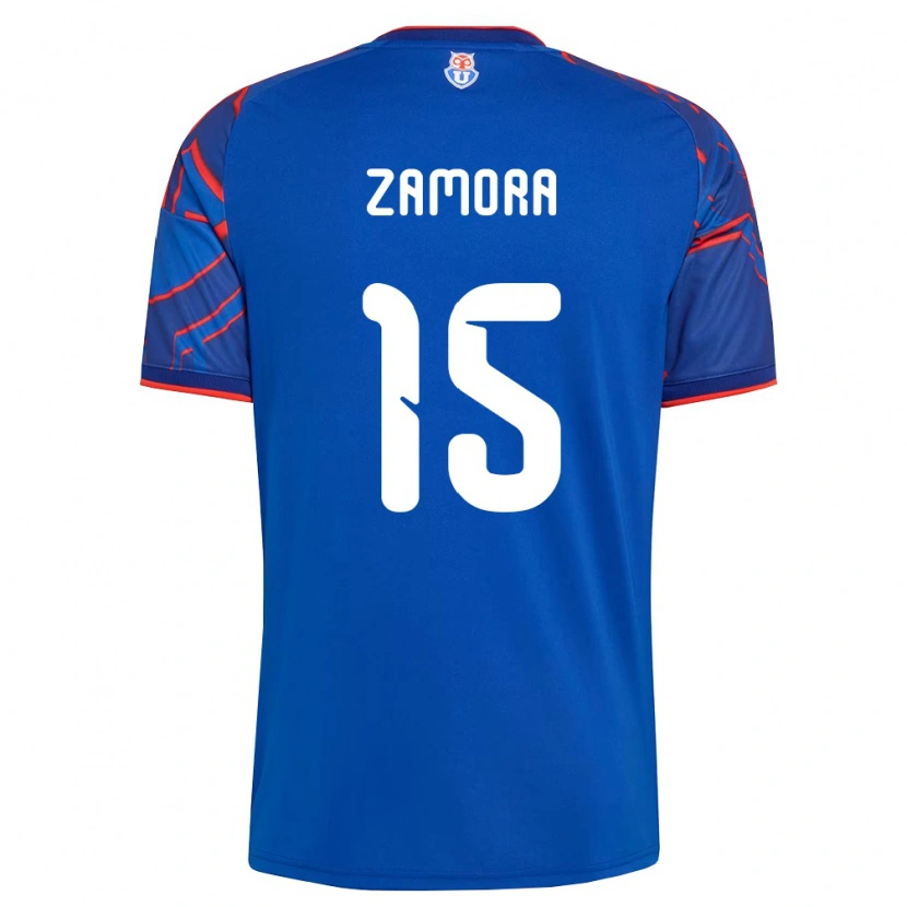 Danxen Kinder Daniela Zamora #15 Königsblau Rot Heimtrikot Trikot 2026/27 T-Shirt Österreich