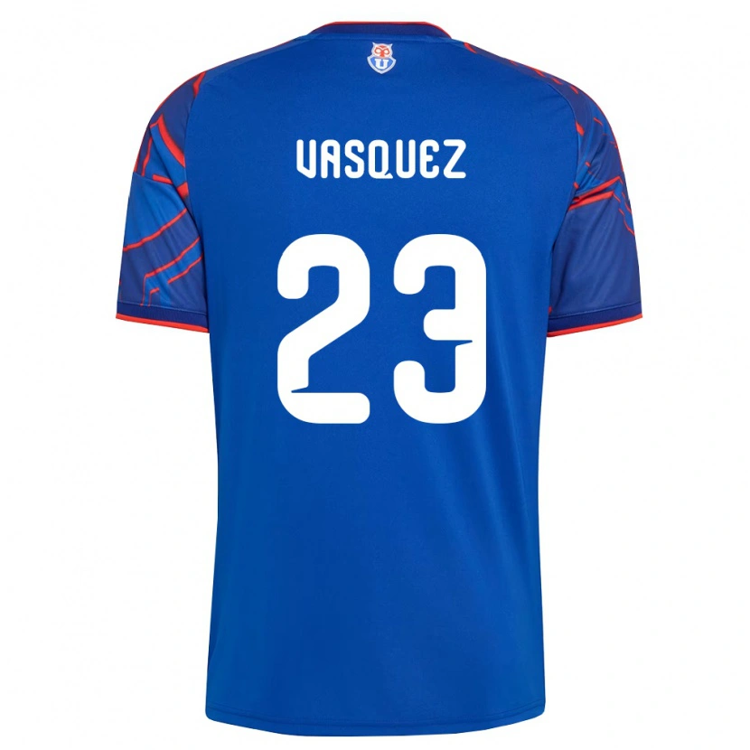 Danxen Kinder Ignacio Vásquez #23 Königsblau Rot Heimtrikot Trikot 2026/27 T-Shirt Österreich