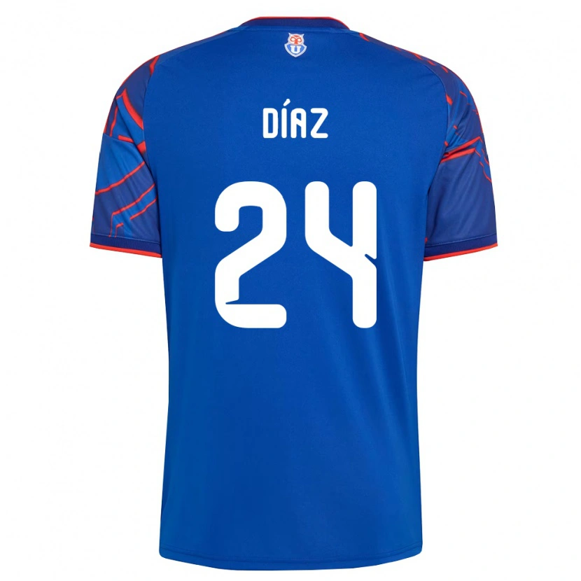 Danxen Kinder Antonio Díaz #24 Königsblau Rot Heimtrikot Trikot 2026/27 T-Shirt Österreich