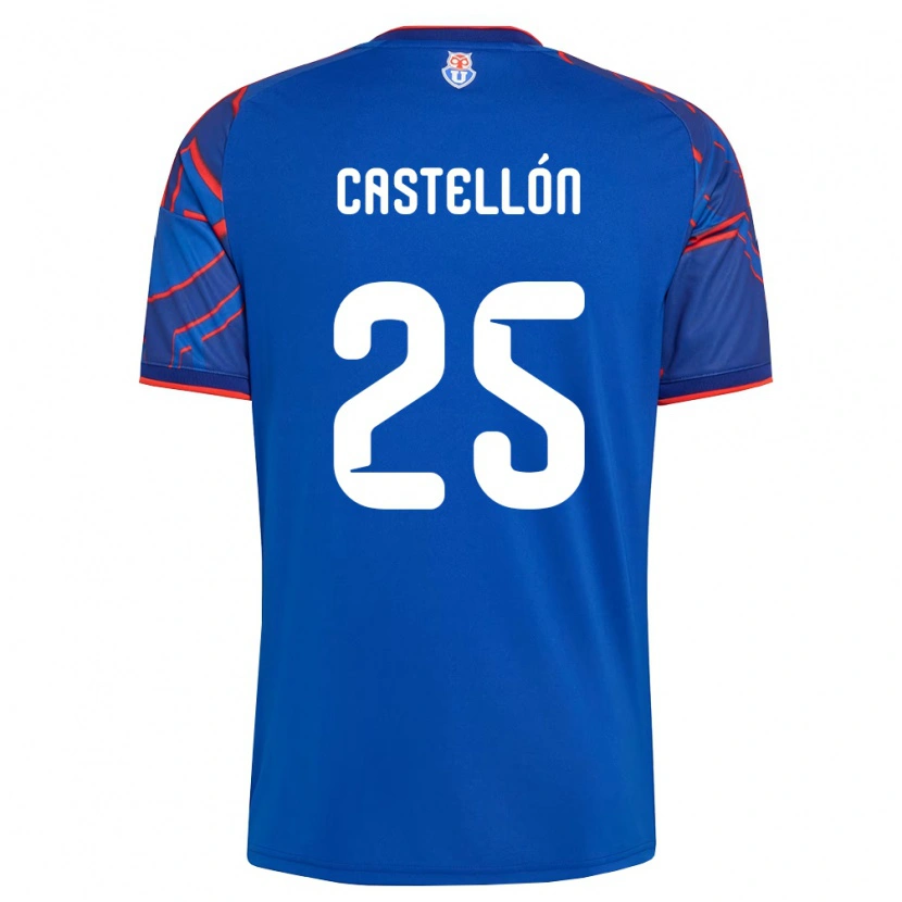 Danxen Kinder Gabriel Castellón #25 Königsblau Rot Heimtrikot Trikot 2026/27 T-Shirt Österreich