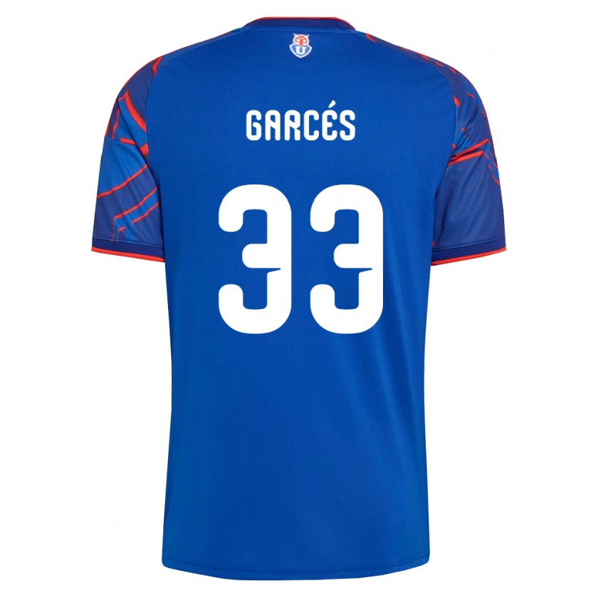 Danxen Kinder Simón Garcés #33 Königsblau Rot Heimtrikot Trikot 2026/27 T-Shirt Österreich