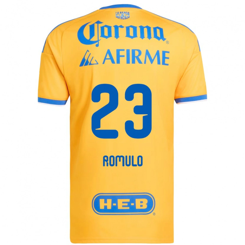 Danxen Kinder Rômulo Zanré Zwarg #23 Gelb Blau Heimtrikot Trikot 2026/27 T-Shirt Österreich