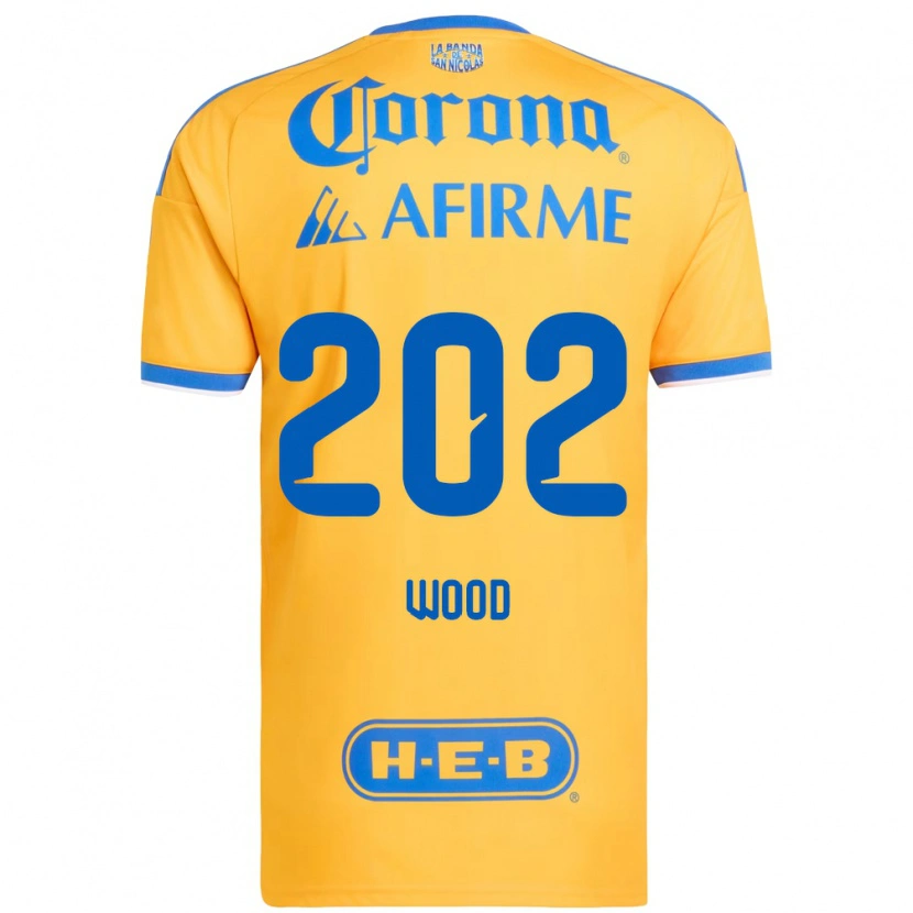 Danxen Kinder Yael Wood #202 Gelb Blau Heimtrikot Trikot 2026/27 T-Shirt Österreich