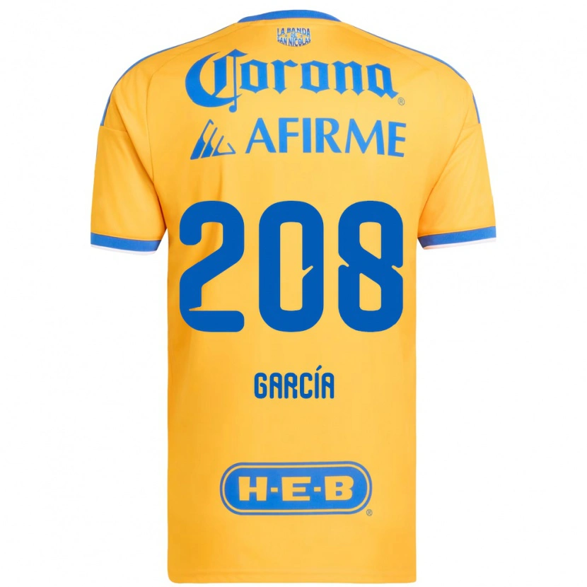 Danxen Kinder Ángel García #208 Gelb Blau Heimtrikot Trikot 2026/27 T-Shirt Österreich