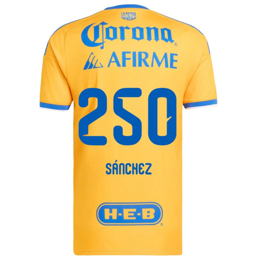 Danxen Kinder Fernando Sánchez #250 Gelb Blau Heimtrikot Trikot 2026/27 T-Shirt Österreich