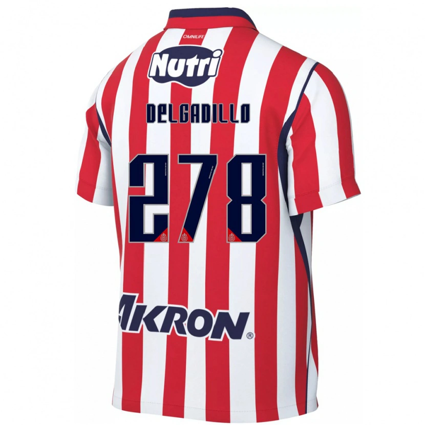Danxen Kinder Santiago Delgadillo #278 Rot Weiß Heimtrikot Trikot 2026/27 T-Shirt Österreich
