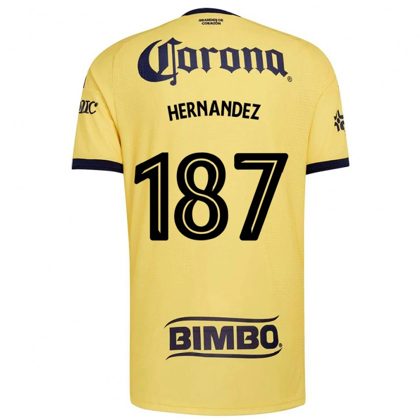 Danxen Kinder Miguel Hernández #187 Gelb Rot Schwarz Heimtrikot Trikot 2026/27 T-Shirt Österreich