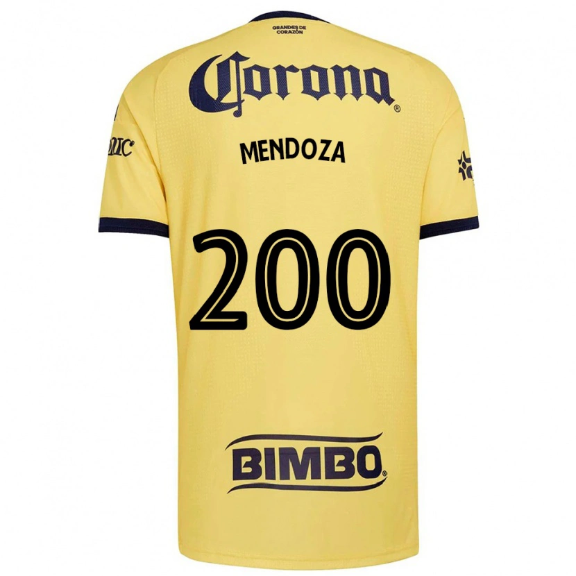 Danxen Kinder Luis Mendoza #200 Gelb Rot Schwarz Heimtrikot Trikot 2026/27 T-Shirt Österreich