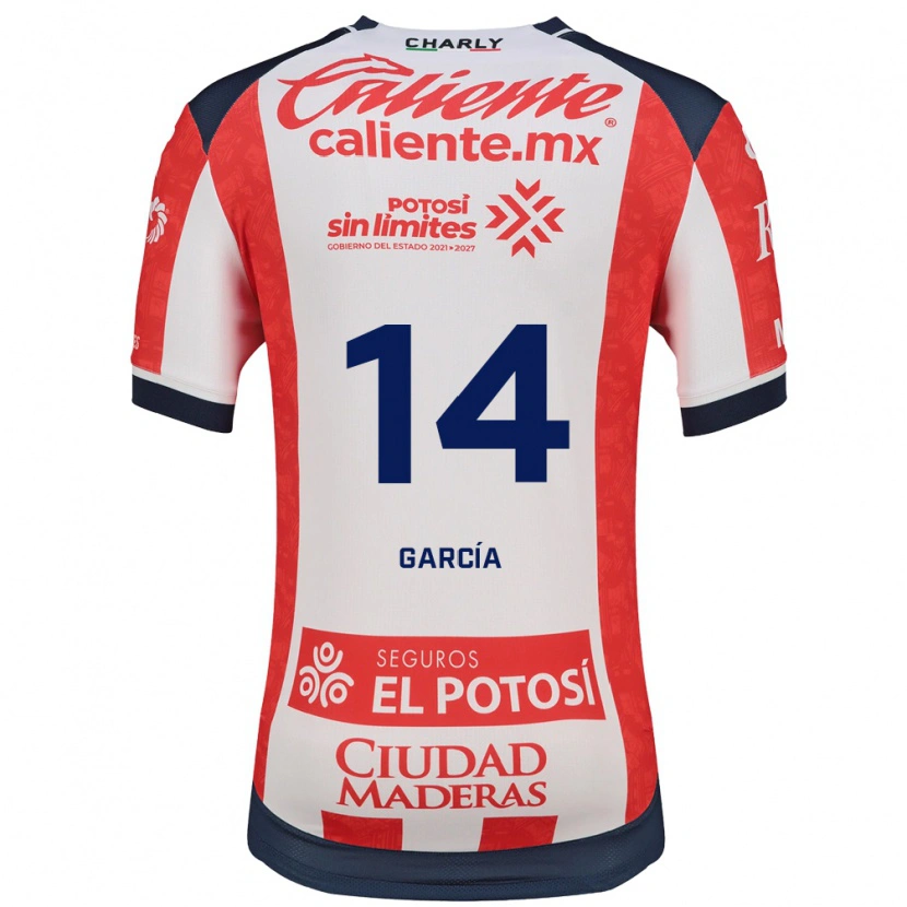 Danxen Kinder Miguel García #14 Rot Weiß Schwarz Heimtrikot Trikot 2026/27 T-Shirt Österreich