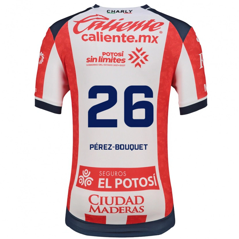 Danxen Kinder Sebastián Pérez-Bouquet #26 Rot Weiß Schwarz Heimtrikot Trikot 2026/27 T-Shirt Österreich